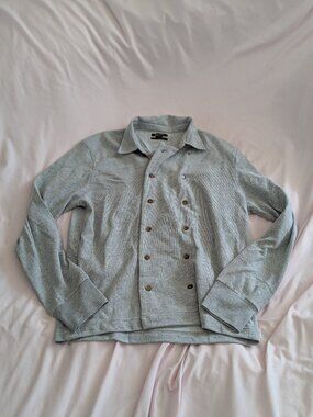 Diesel Black Gold Gray Double Breasted Sweater L